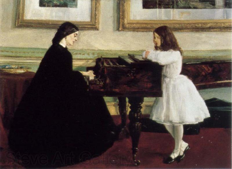 James Mcneill Whistler At the Piano